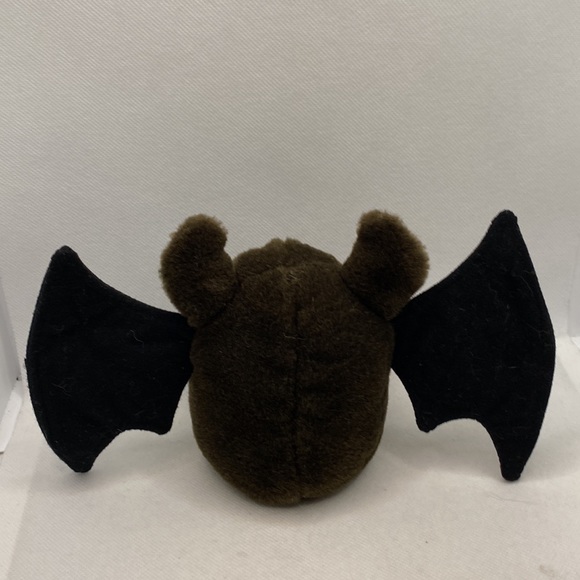 Vintage MJC Purr- Fection Plush Bat with Wings Fangs Stuffed Animal Halloween - Picture 5 of 11